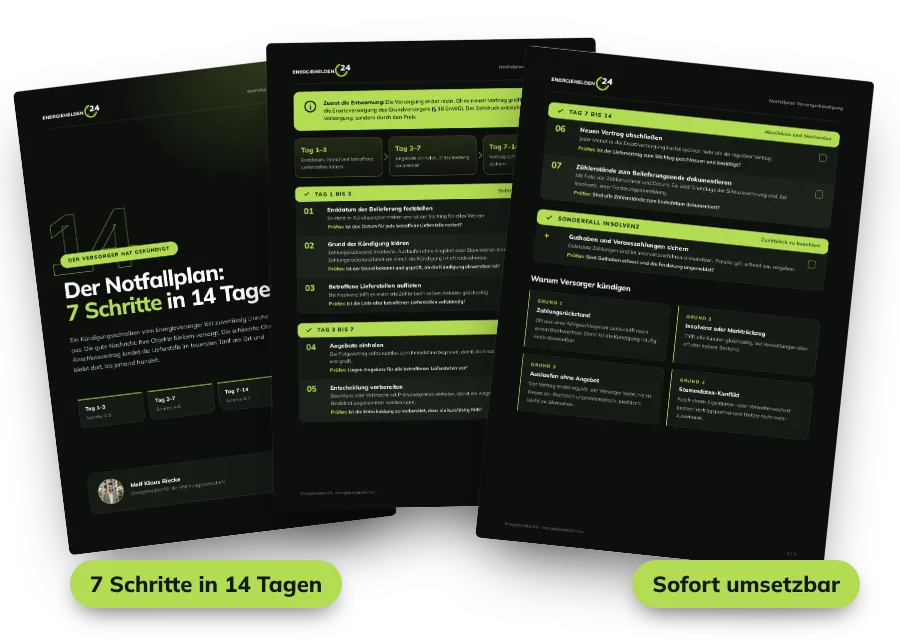 Vorschau: Notfallplan Versorgerkündigung in 7 Schritten